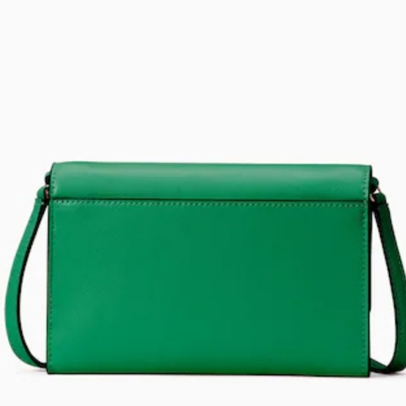 Kate Spade Perry Green Bean Leather Crossbody Bag - Picture 4 of 9